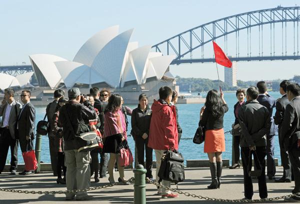 澳大利亚 中国游客
